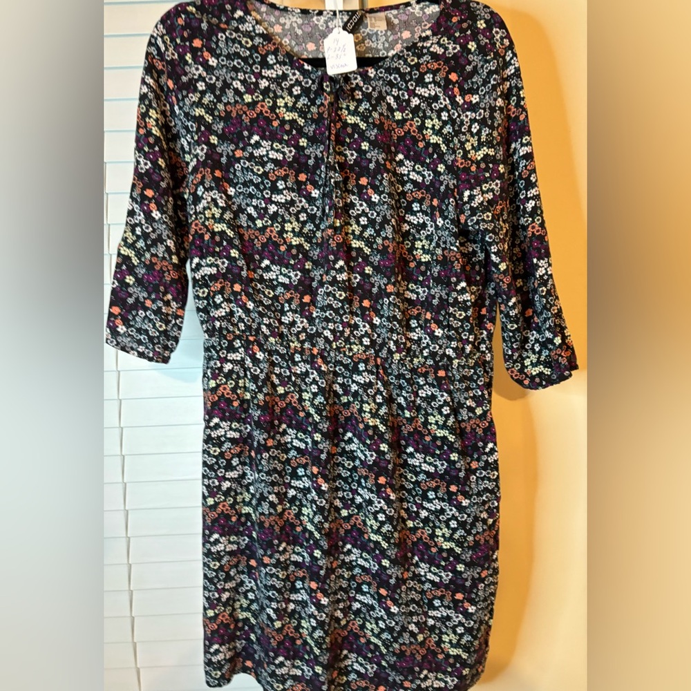 Floral Print Dress-Size 14